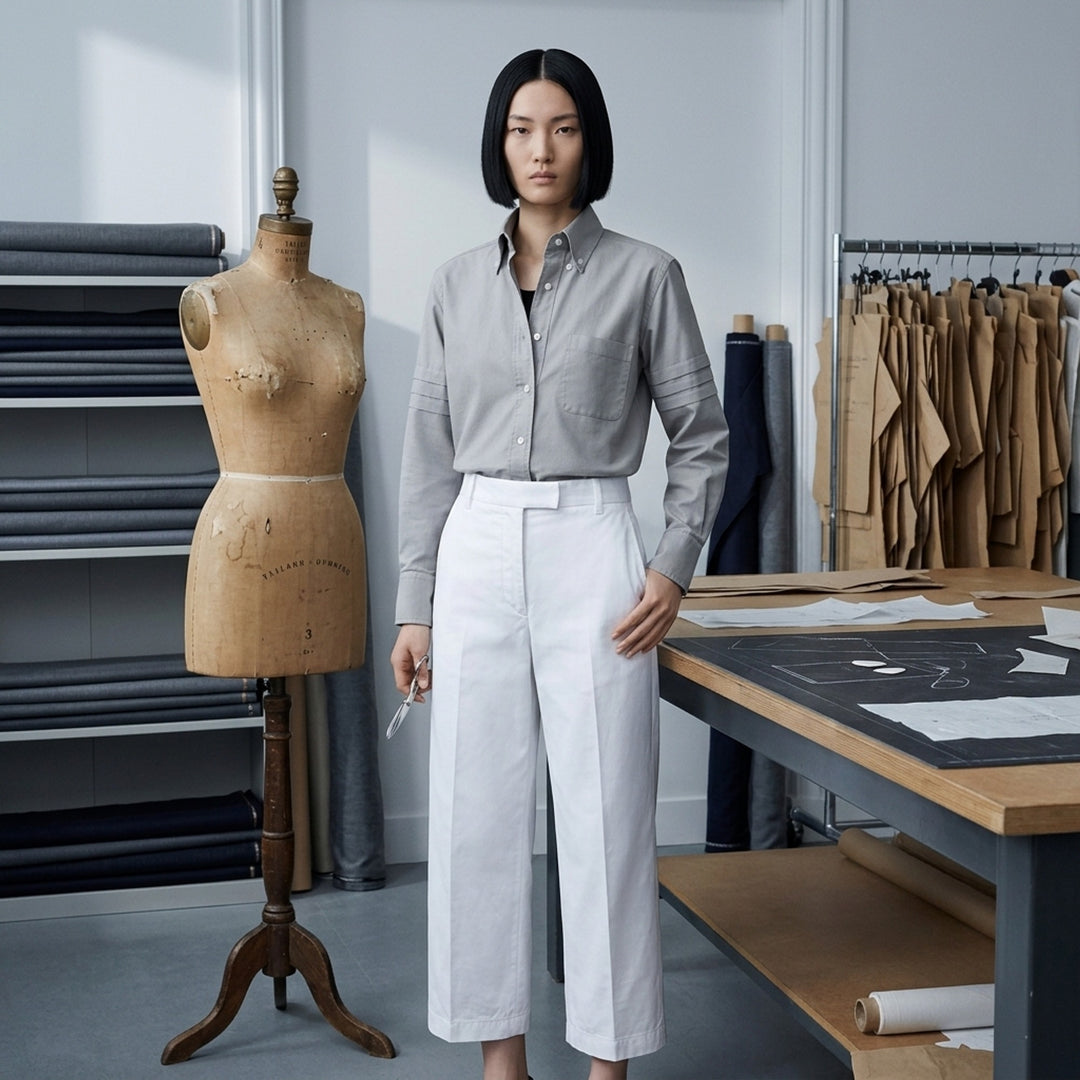 Utility Chino Trousers | Thom Browne | Club21 - lifestyle
