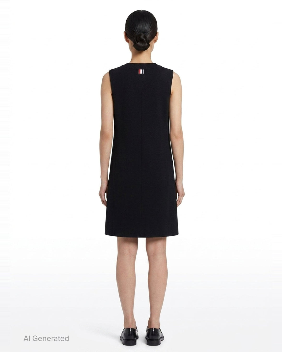 V-Neck Cardigan Dress | Thom Browne | Club21 - back