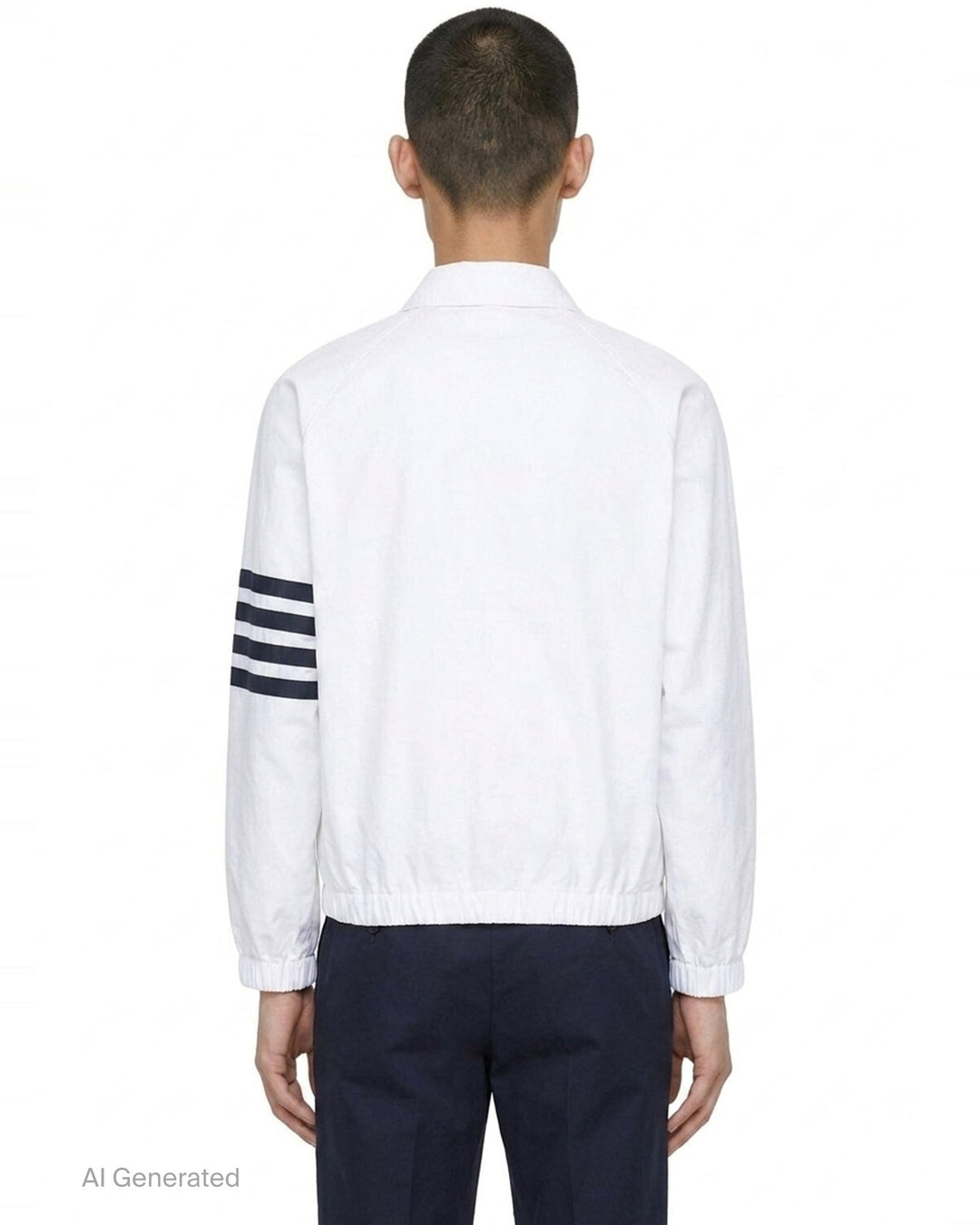 Zip Front Raglan Coach Jacket | Thom Browne | Club21 - back