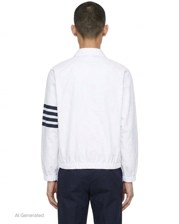 Zip Front Raglan Coach Jacket | Thom Browne | Club21 - back