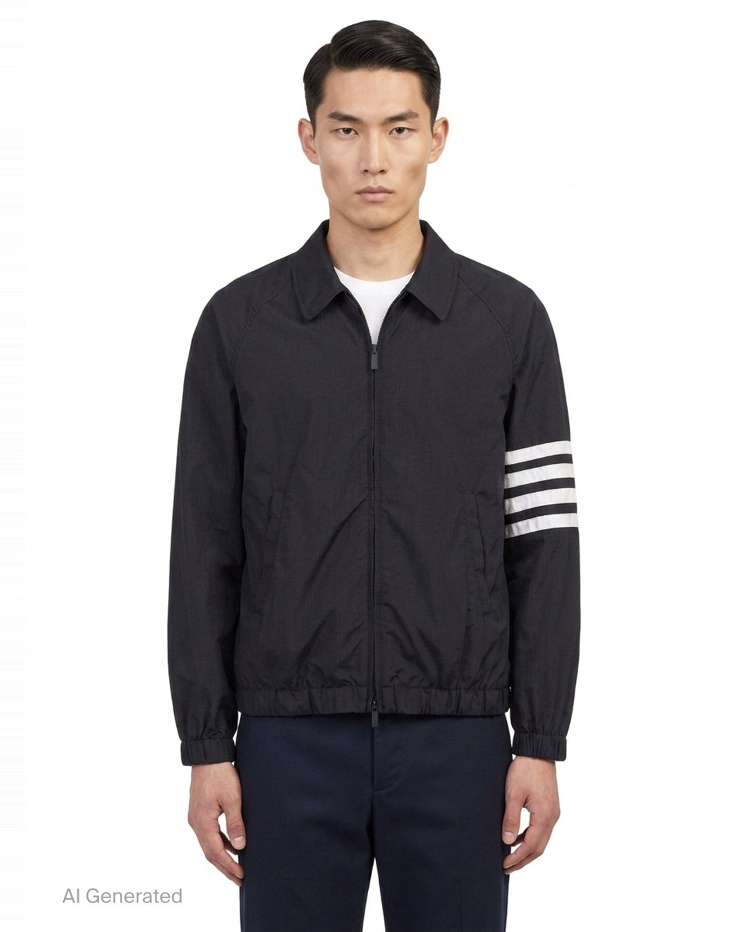 Zip Front Raglan Coach Jacket | Thom Browne | Club21 - front