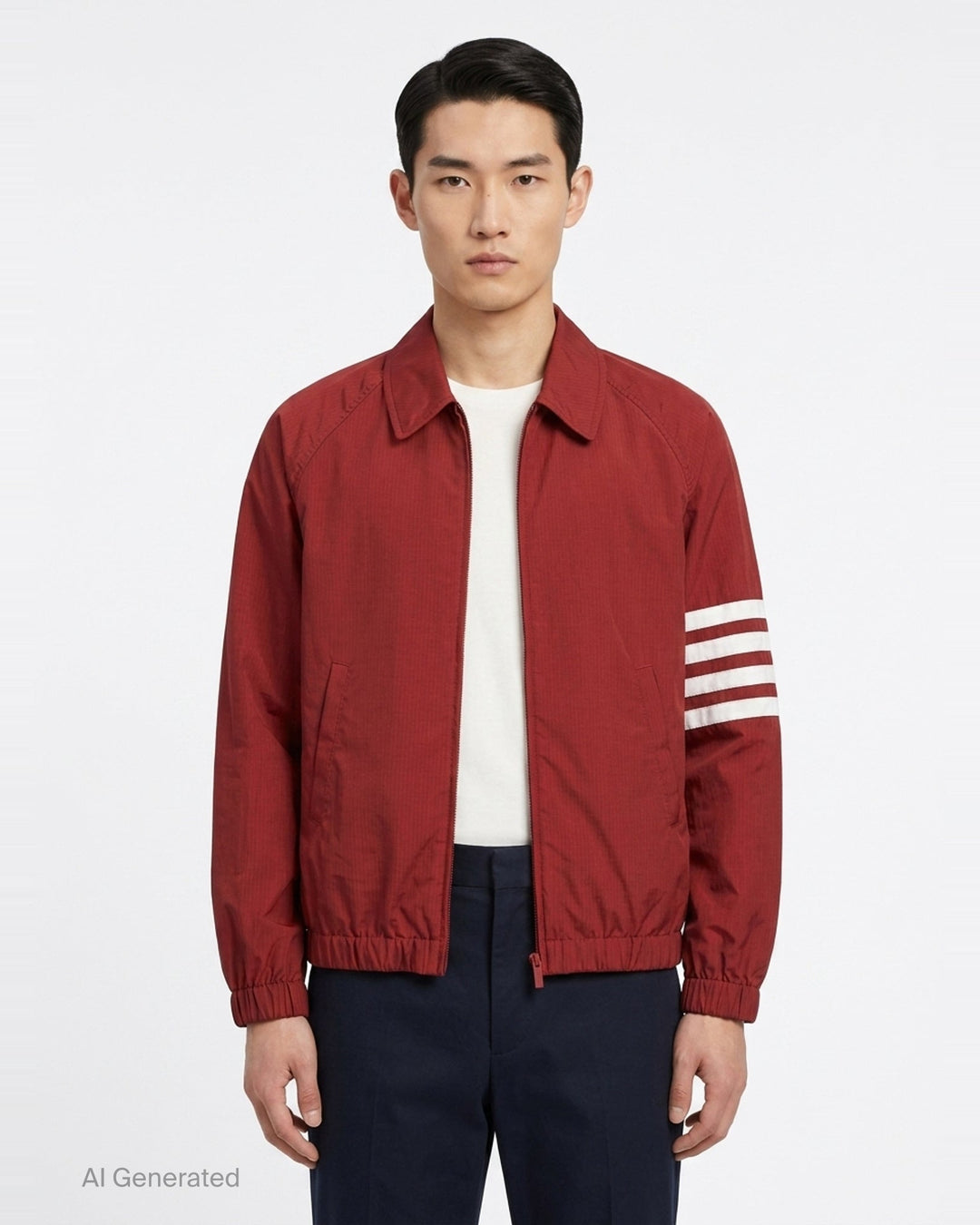 Zip Front Raglan Coach Jacket | Thom Browne | Club21 - front