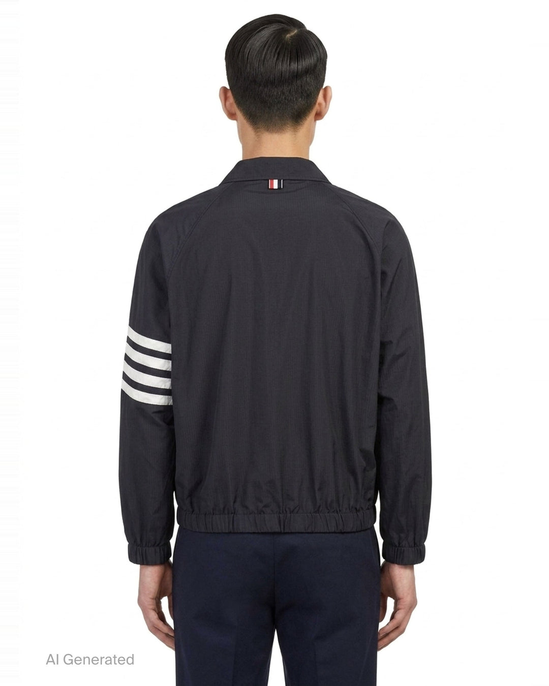 Zip Front Raglan Coach Jacket | Thom Browne | Club21 - back