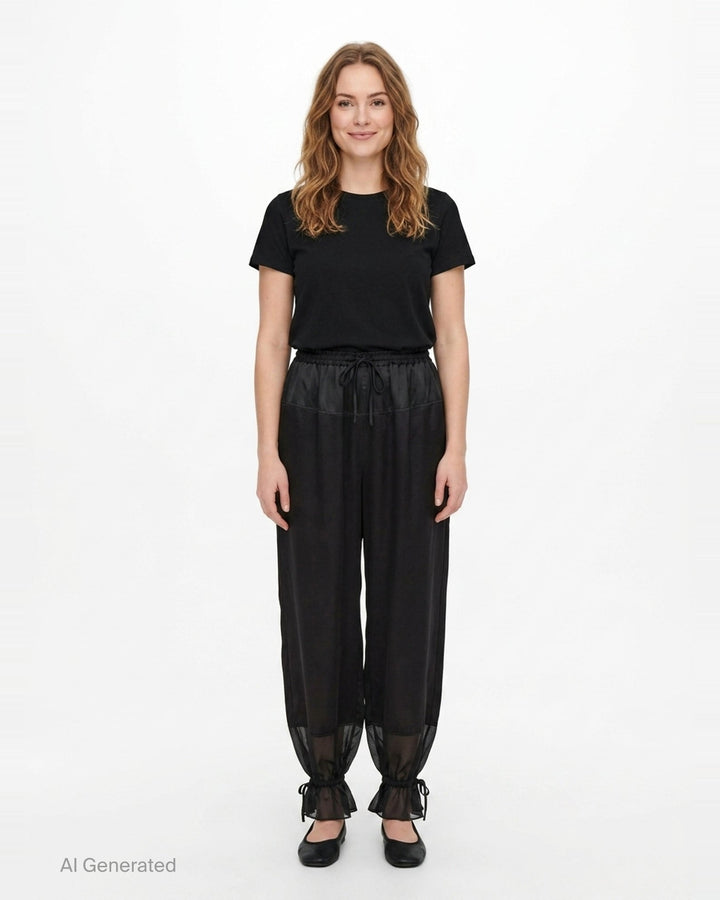 Camile Silk Cinched Pants | Ulla Johnson | Club21 - front