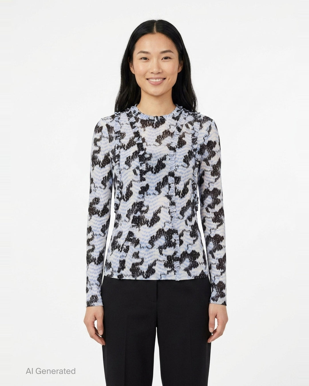 Clover Long Sleeve Jersey Top | Ulla Johnson | Club21 - front