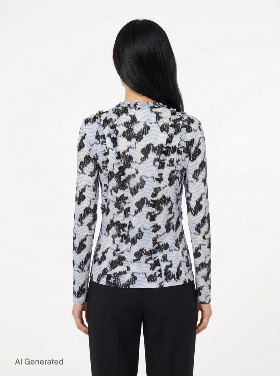 Clover Long Sleeve Jersey Top | Ulla Johnson | Club21 - back