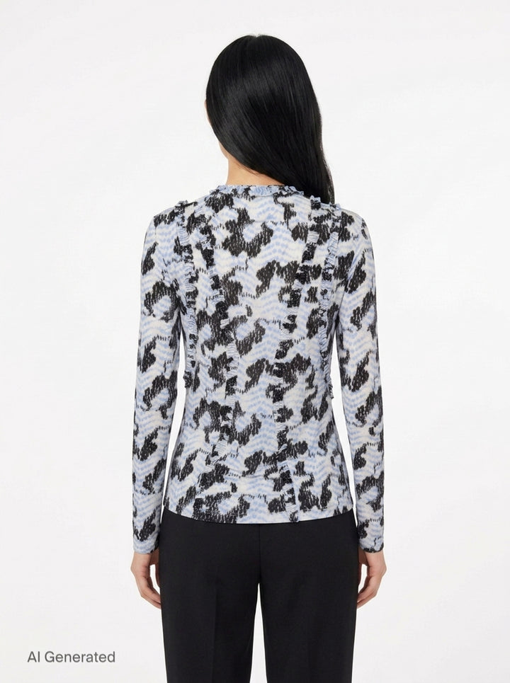 Clover Long Sleeve Jersey Top | Ulla Johnson | Club21 - back