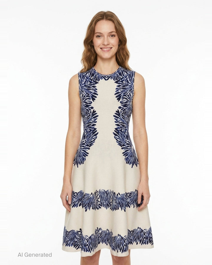 Iona Jacquard Knit Dress | Ulla Johnson | Club21 - front