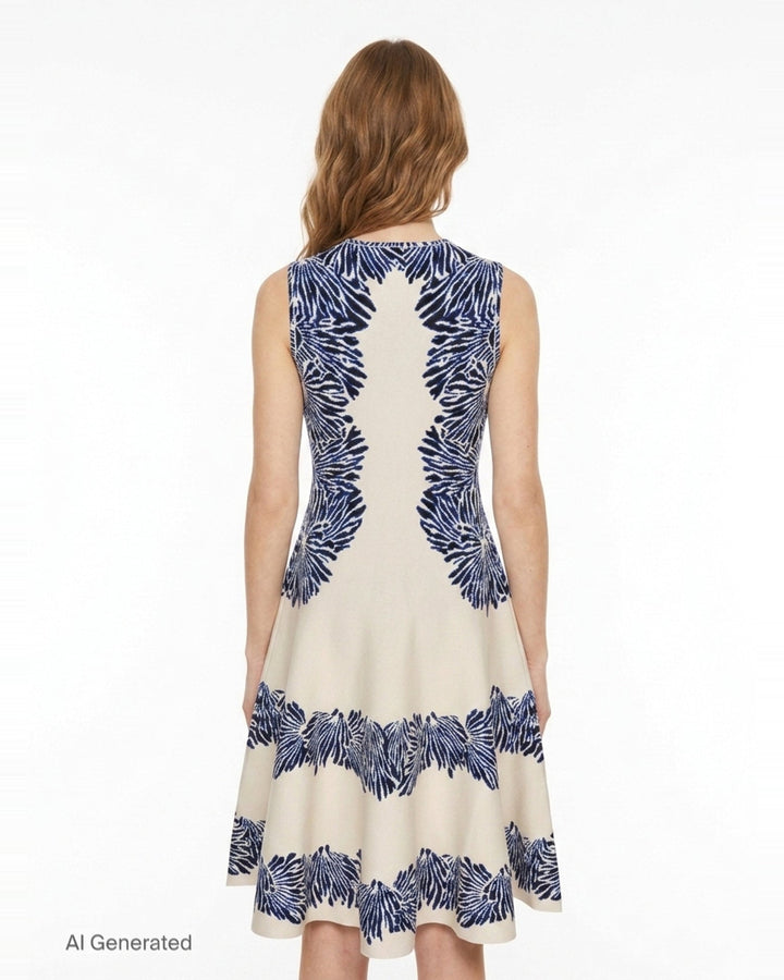 Iona Jacquard Knit Dress | Ulla Johnson | Club21 - back