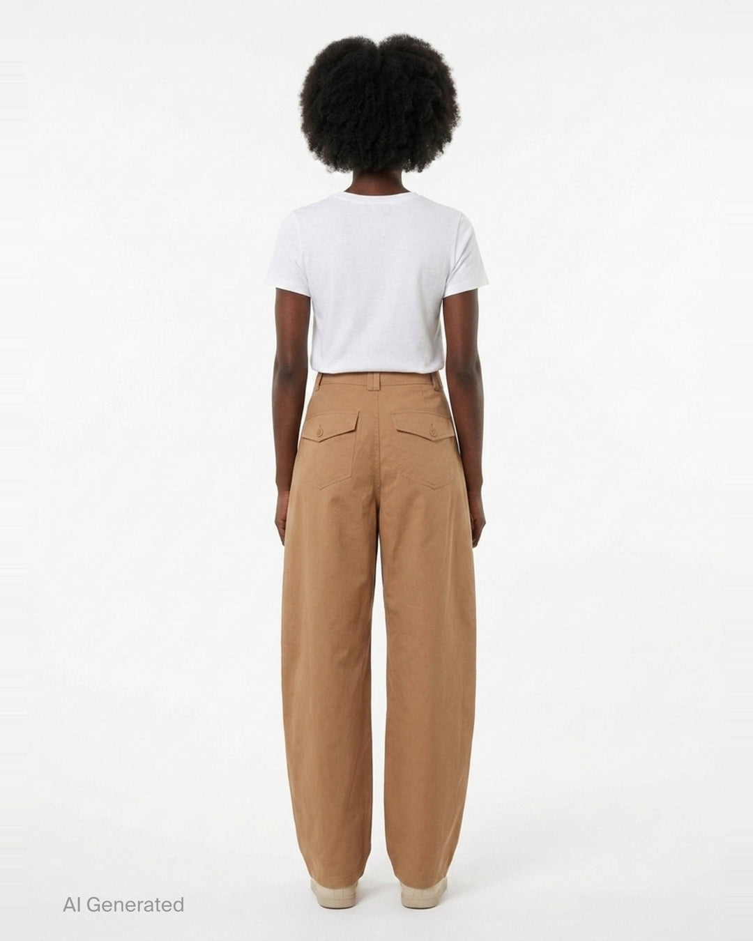 Laure Barrel Leg Trousers | Ulla Johnson | Club21 - back