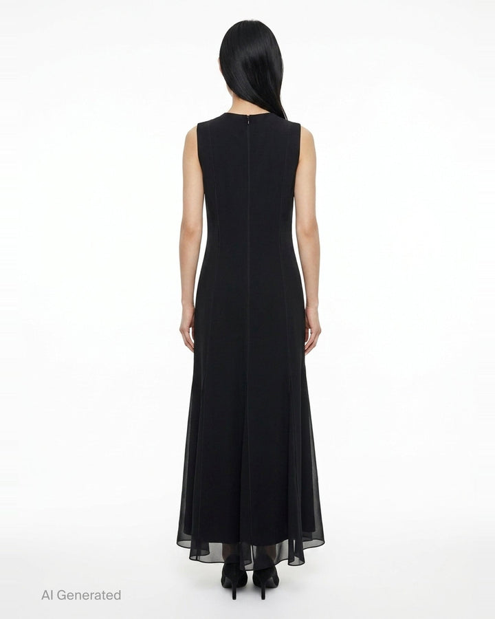 Laure Sleeveless Midi Dress | Ulla Johnson | Club21 - back
