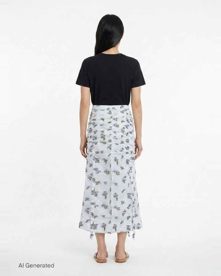 Liora Organza Midi Skirt | Ulla Johnson | Club21 - back