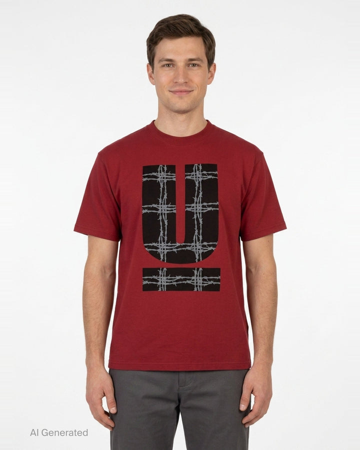 Barbed Wire U Logo Tee | Undercover | Club21 - front