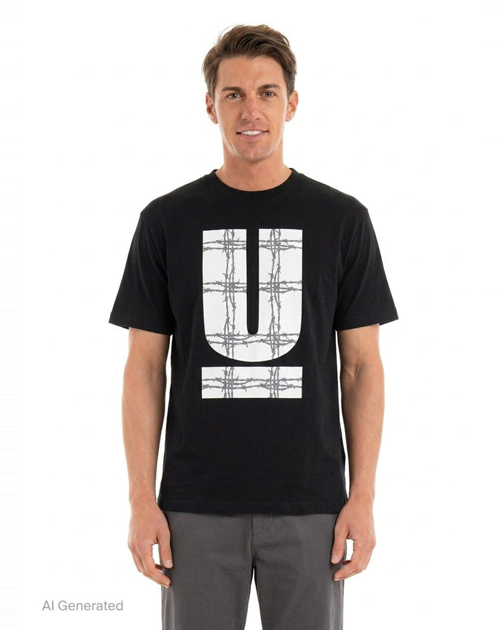 Barbed Wire U Logo Tee | Undercover | Club21 - front