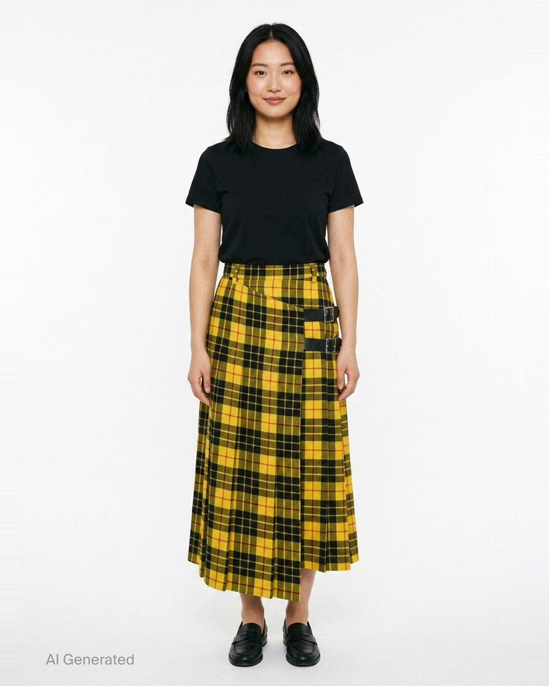 Checked Wrap Skirt | Undercover | Club21 - front