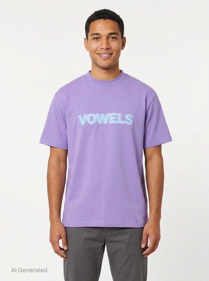 Blur Graphic Tee | Vowels | Club21 - front