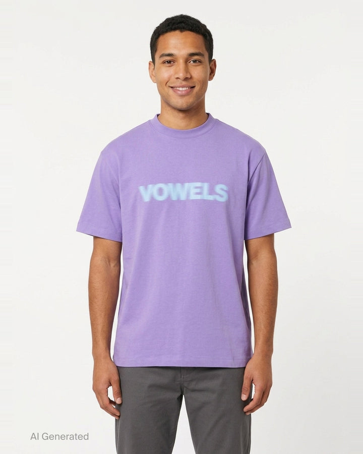 Blur Graphic Tee | Vowels | Club21 - front