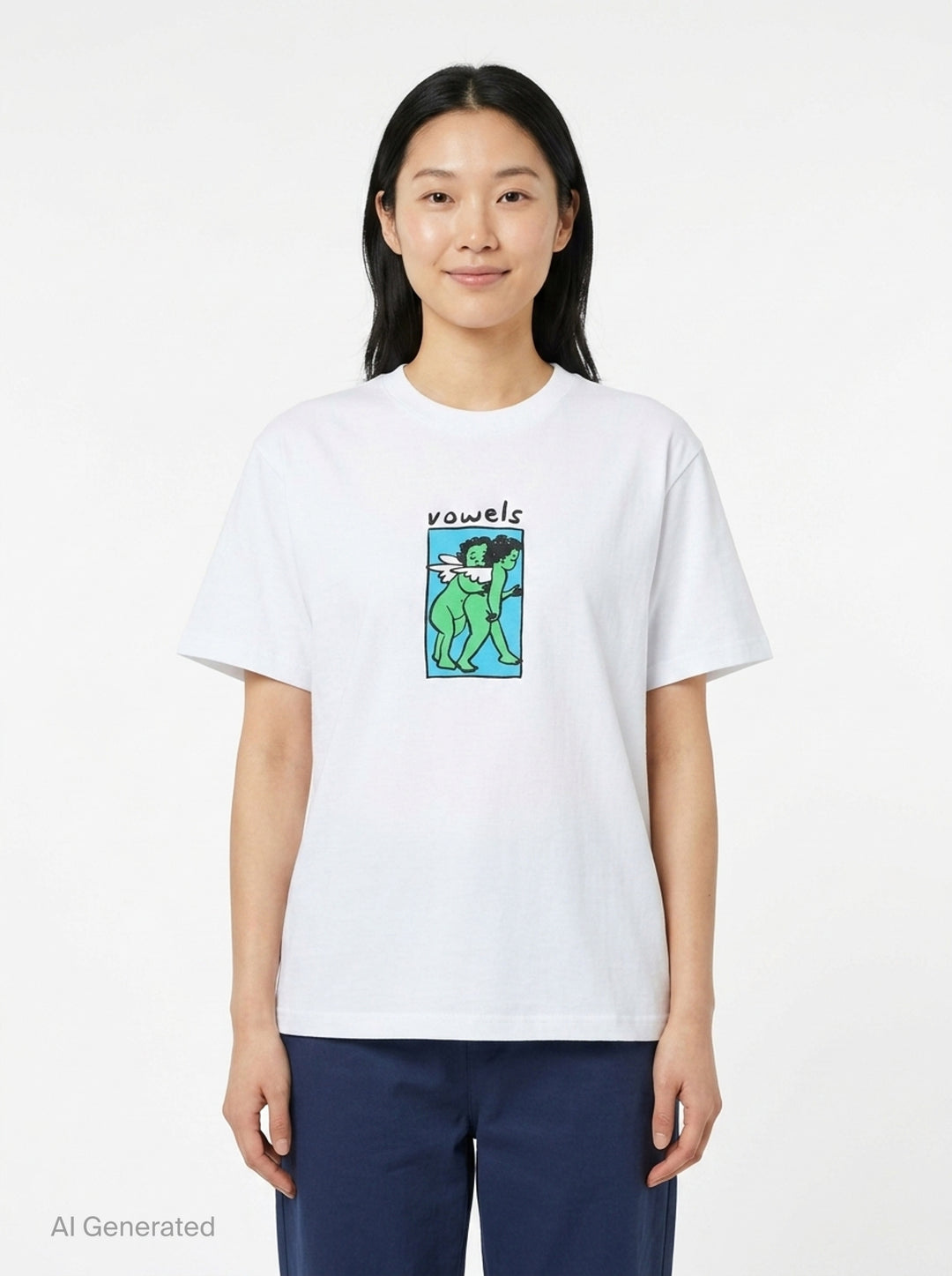 Cherub Graphic Tee | Vowels | Club21 - front