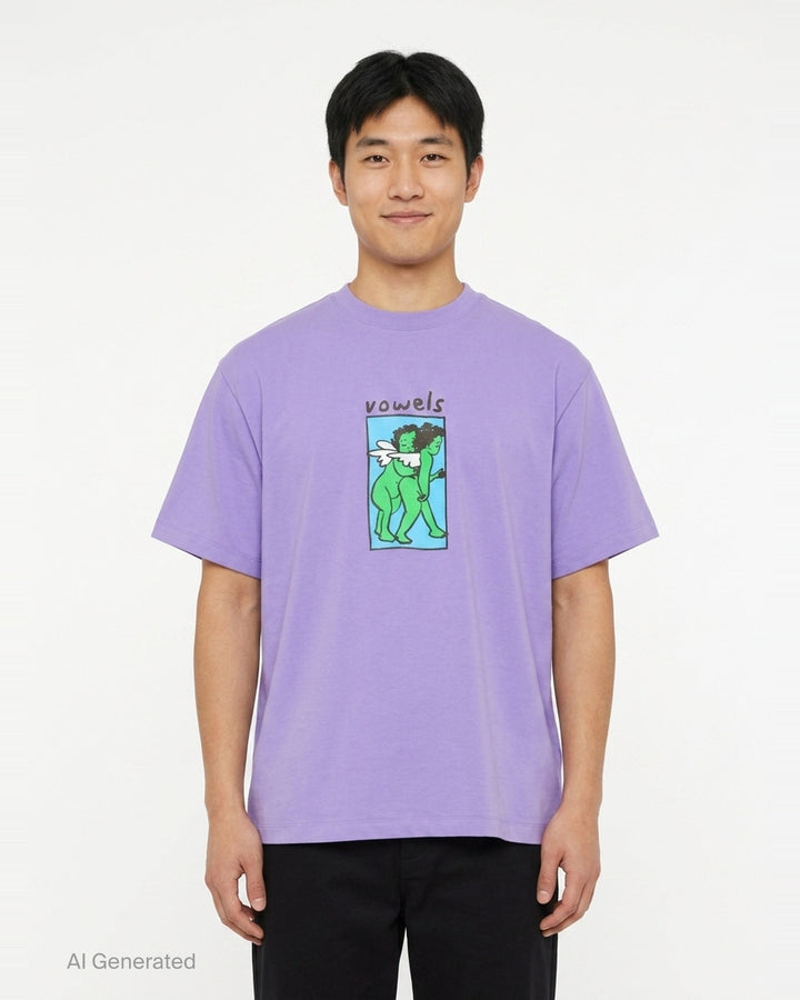 Cherub Graphic Tee | Vowels | Club21 - front