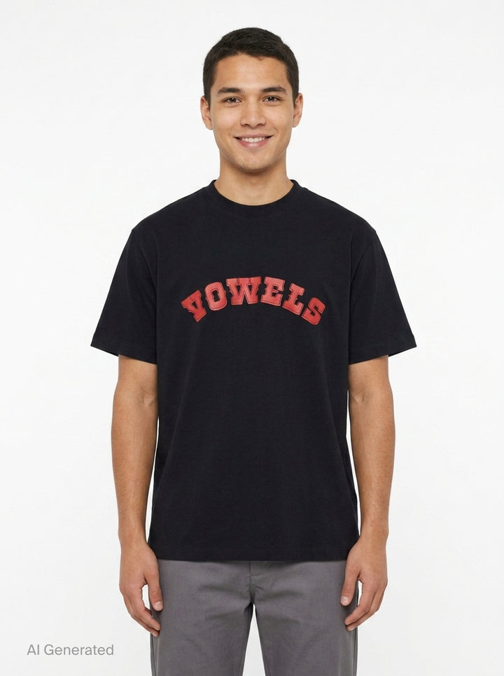 Cowboy Graphic Tee | Vowels | Club21 - front