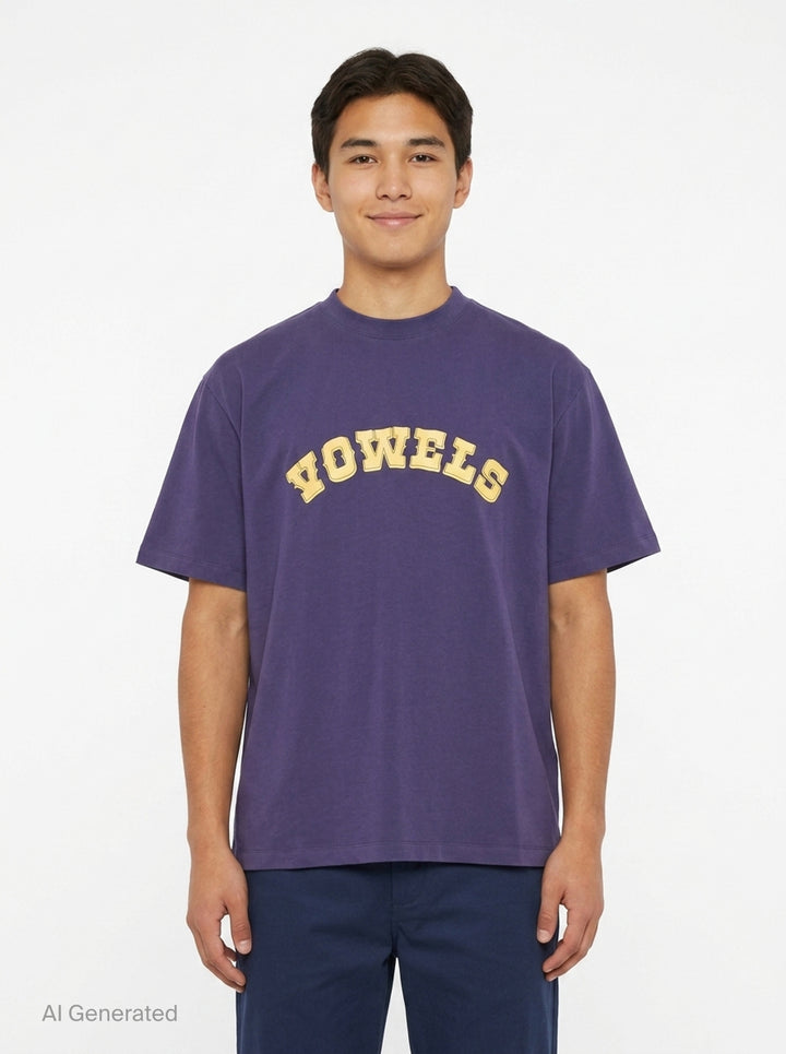 Cowboy Graphic Tee | Vowels | Club21 - front