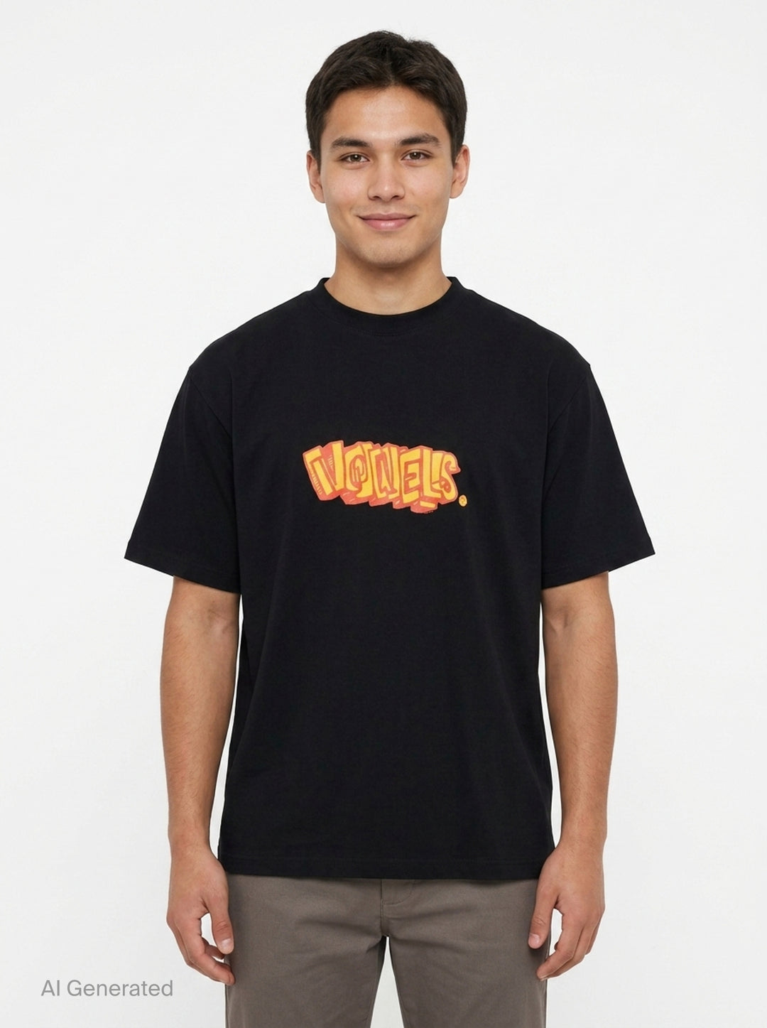 Graffiti Graphic Tee | Vowels | Club21 - front