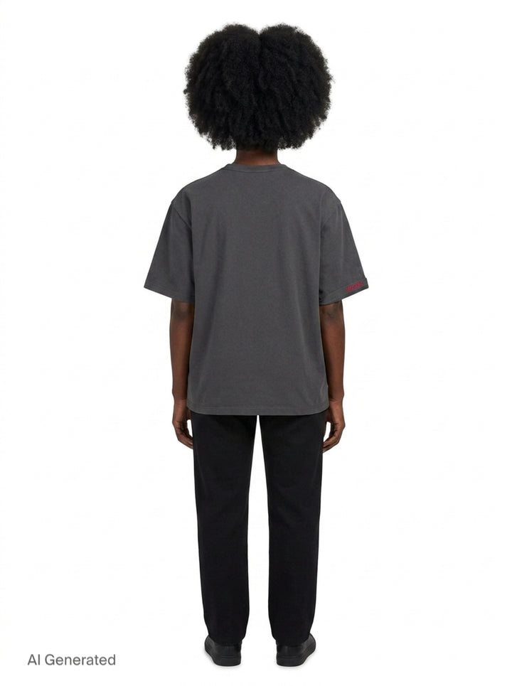 Logo Pin-Tucked Tee | We11done | Club21 - back