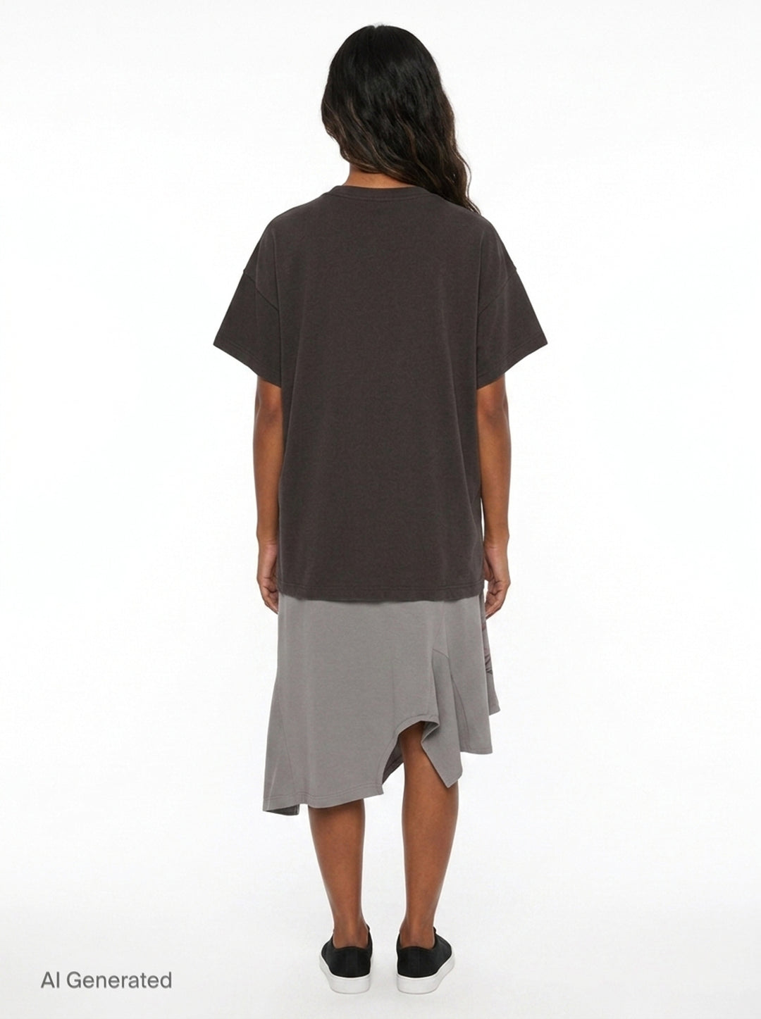 Logo Print Layered Dress | We11done | Club21 - back