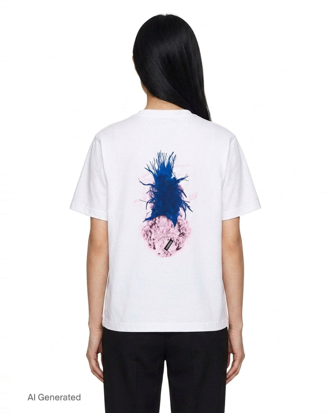 Pink Punk Teddy Tee | We11done | Club21 - back