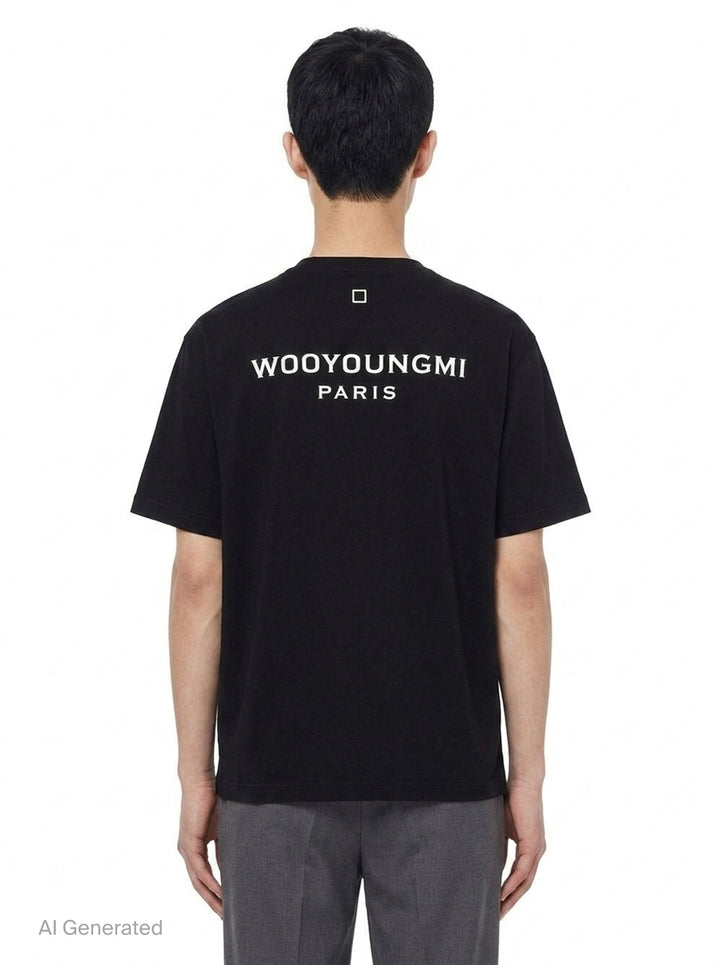 Back Logo Tee | Wooyoungmi | Club21 - back