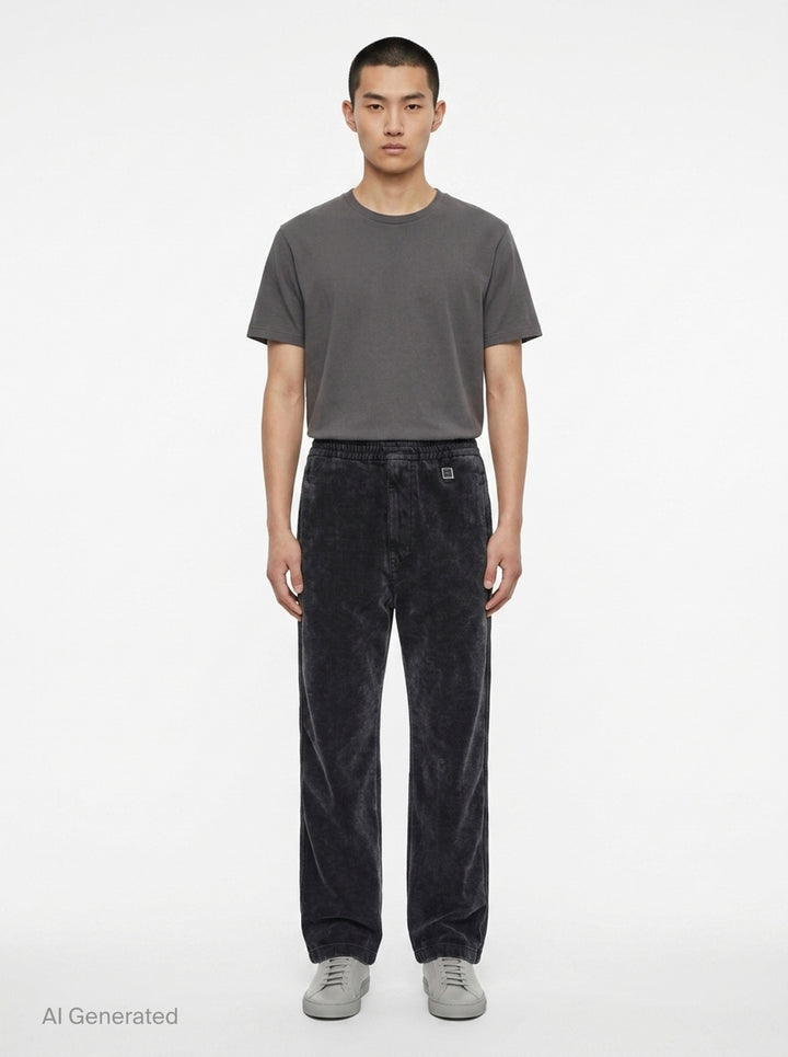 Elastic Waist Corduroy Pants | Wooyoungmi | Club21 - front