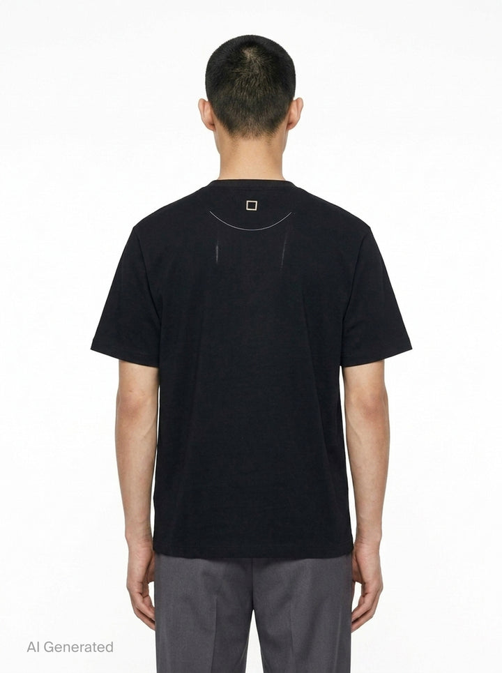Gold Studs Tee | Wooyoungmi | Club21 - back
