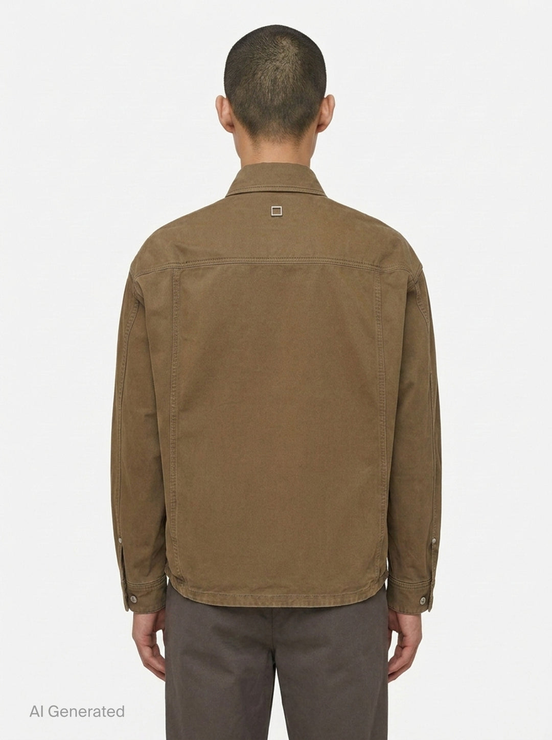Long Sleeve Chino Shirt | Wooyoungmi | Club21 - back
