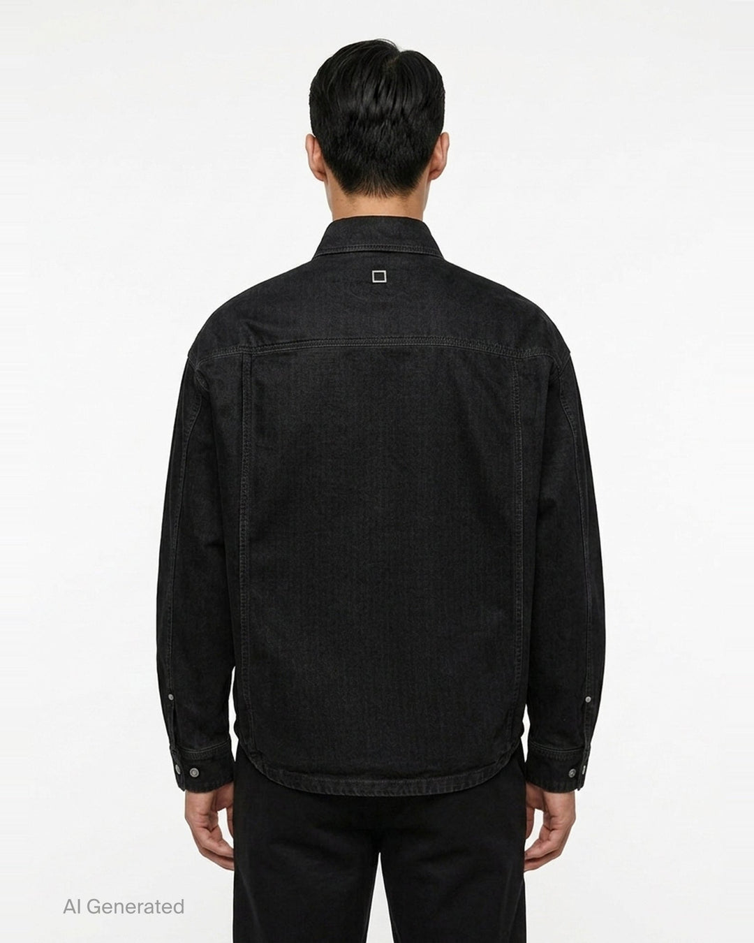 Long Sleeve Chino Shirt | Wooyoungmi | Club21 - back