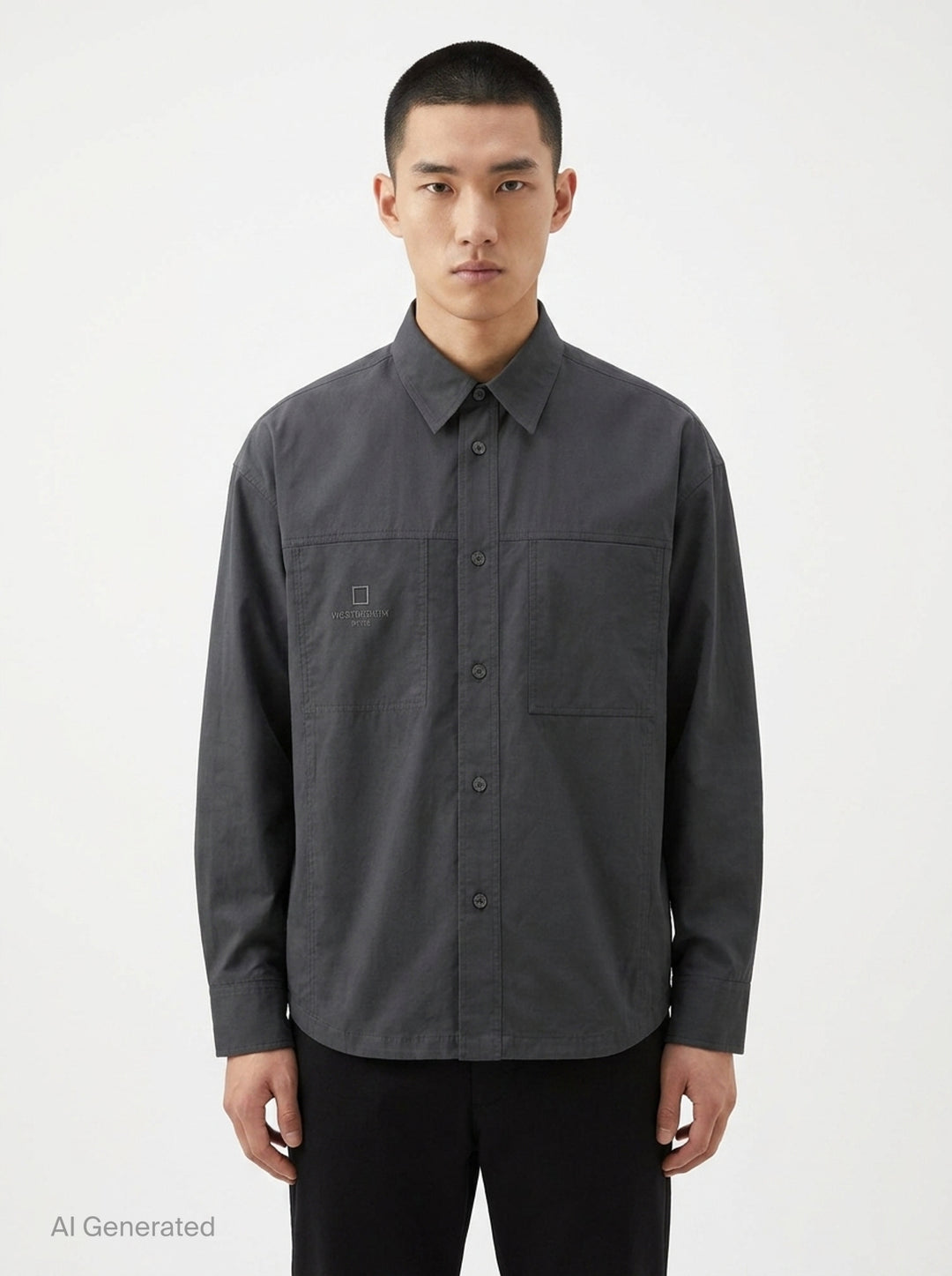 Nice Cotton Long Sleeve Shirt | Wooyoungmi | Club21 - front