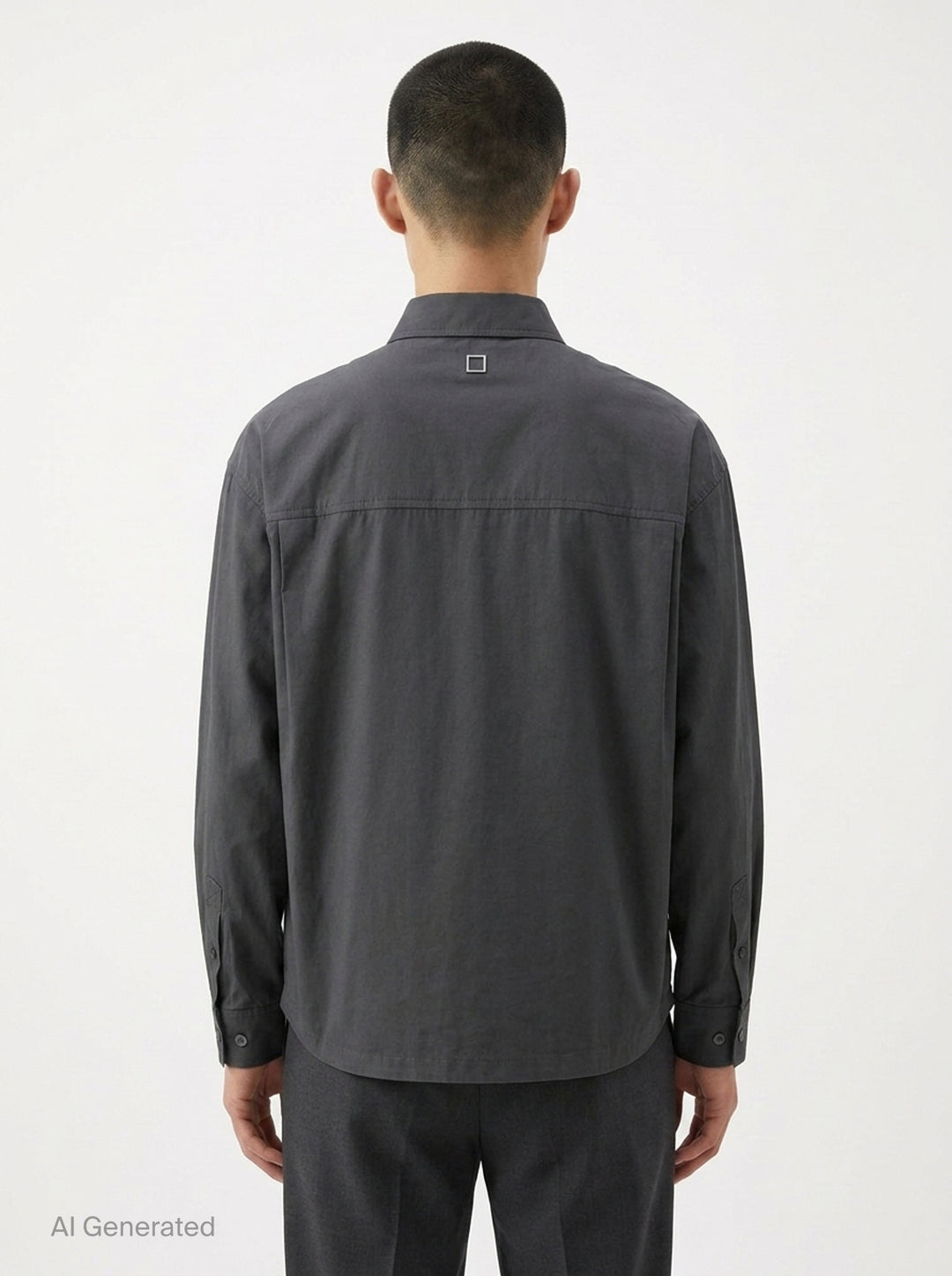 Nice Cotton Long Sleeve Shirt | Wooyoungmi | Club21 - back