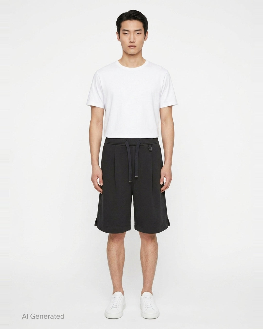 Pleated Drawstring Shorts | Wooyoungmi | Club21 - front