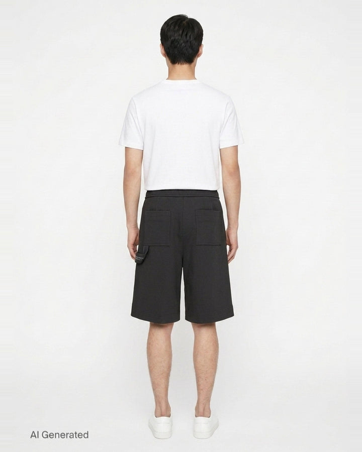 Pleated Drawstring Shorts | Wooyoungmi | Club21 - back