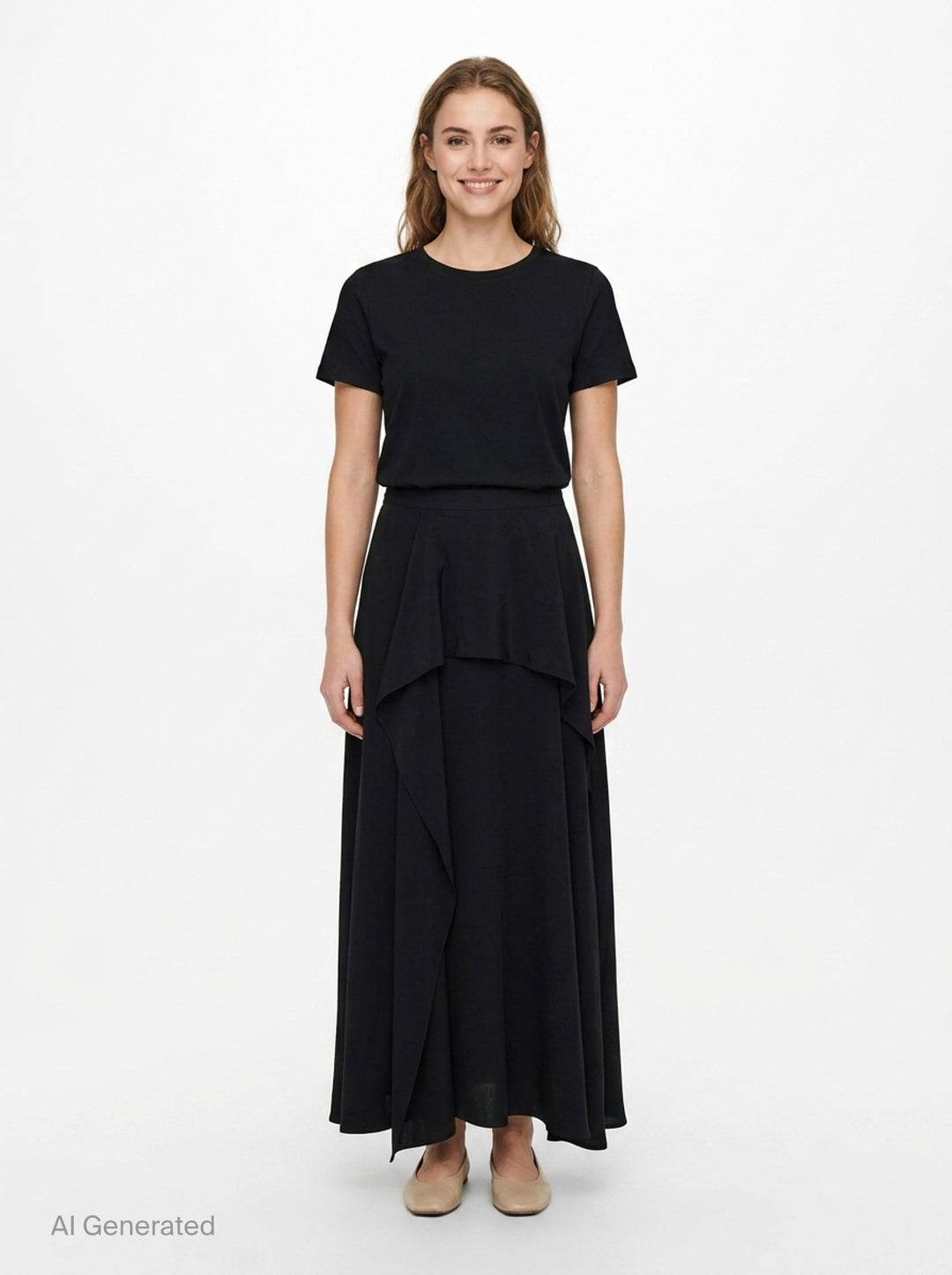 Asymmetric Drape Skirt | Y's | Club21 - front