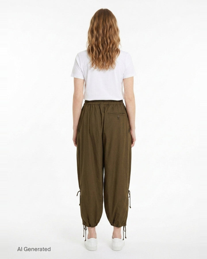 Double Gather Pants | Y's | Club21 - back