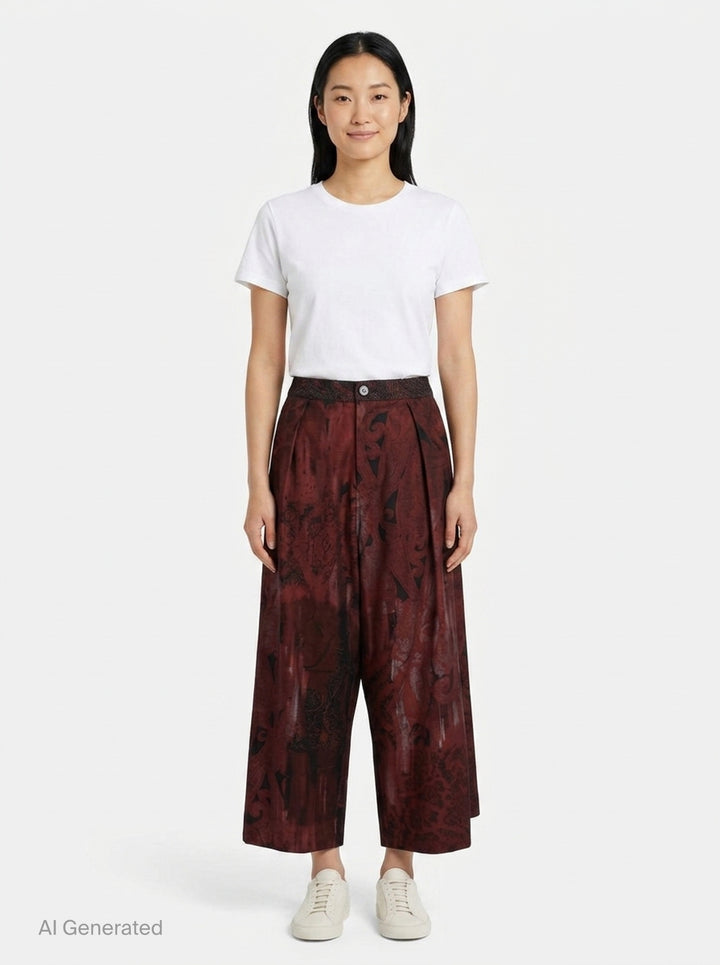 Front Tuck Wide Pants | Y's | Club21 - front