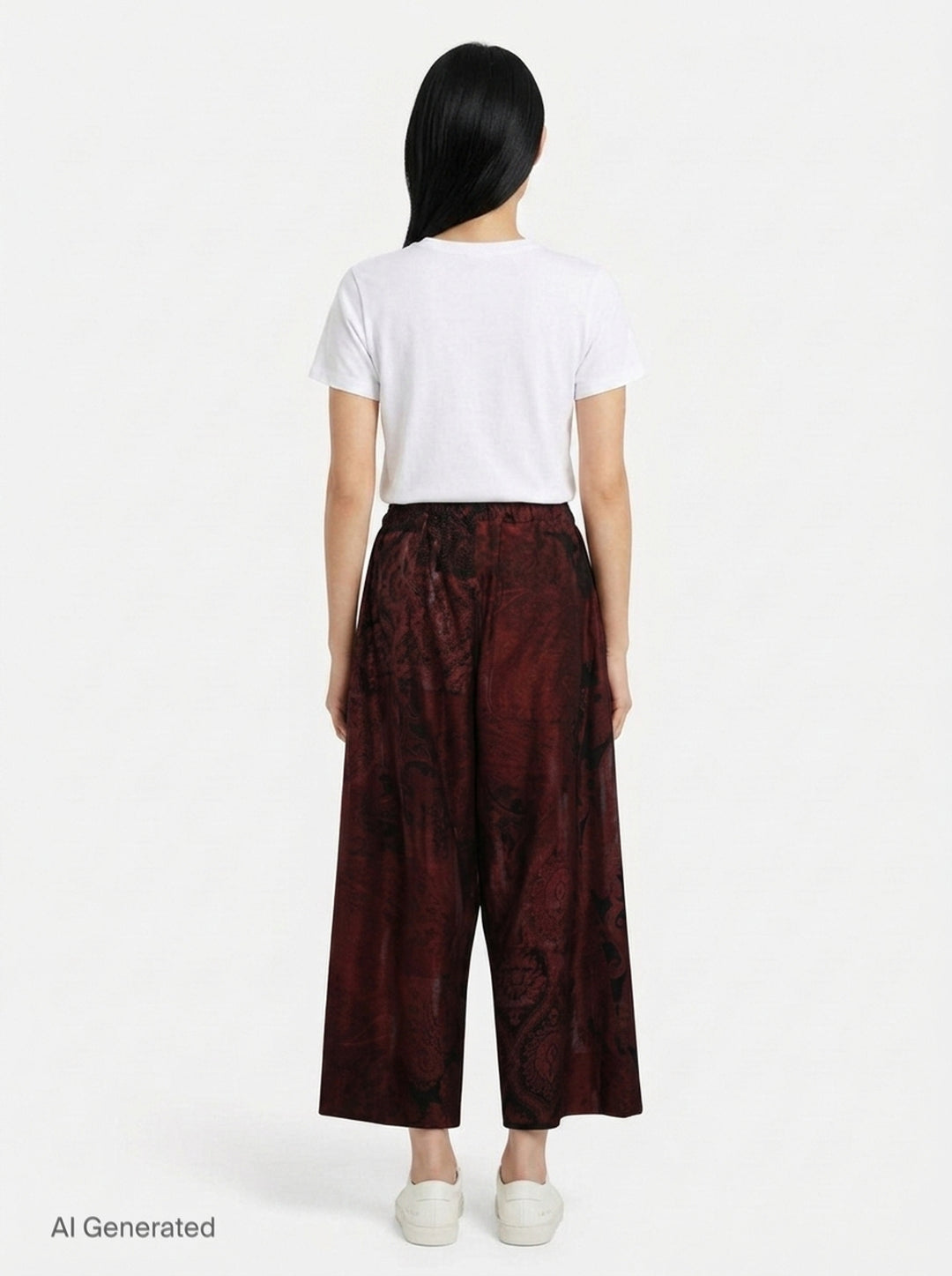 Front Tuck Wide Pants | Y's | Club21 - back