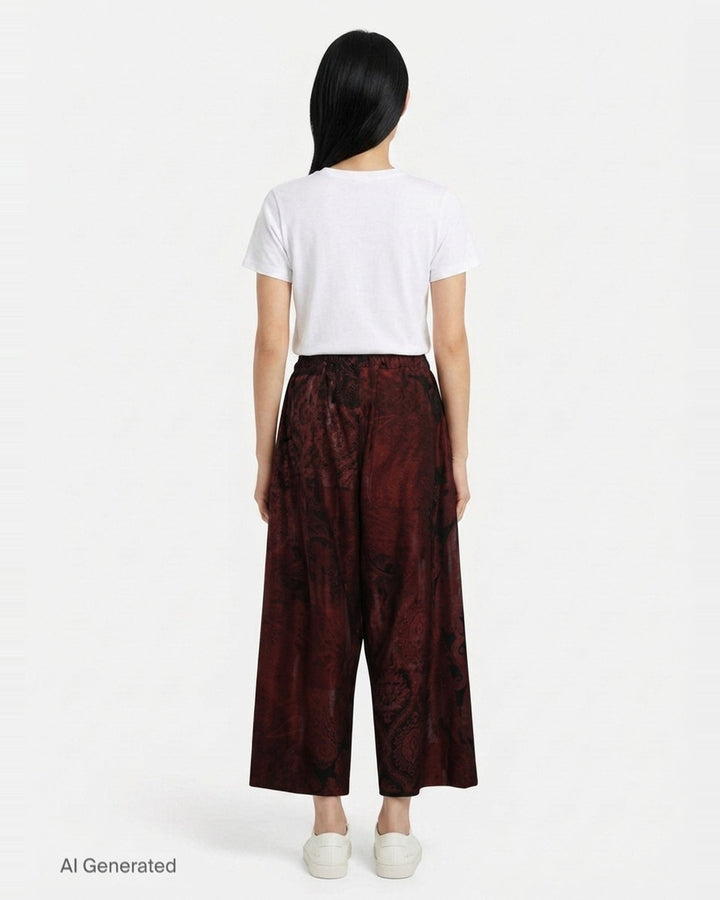 Front Tuck Wide Pants | Y's | Club21 - back
