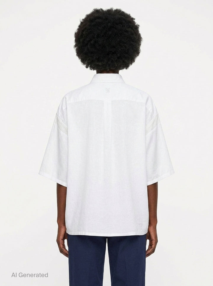 Half Sleeve Rib Blouse | Y's | Club21 - back