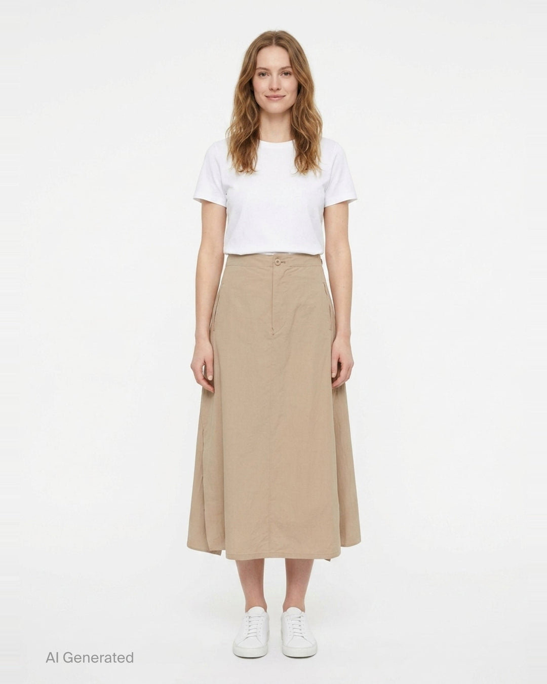 Panel Flare Midi Skirt | Y's | Club21 - front