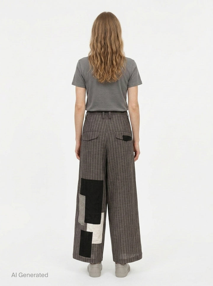 Tuck Loose Wide Pants | Y's | Club21 - back
