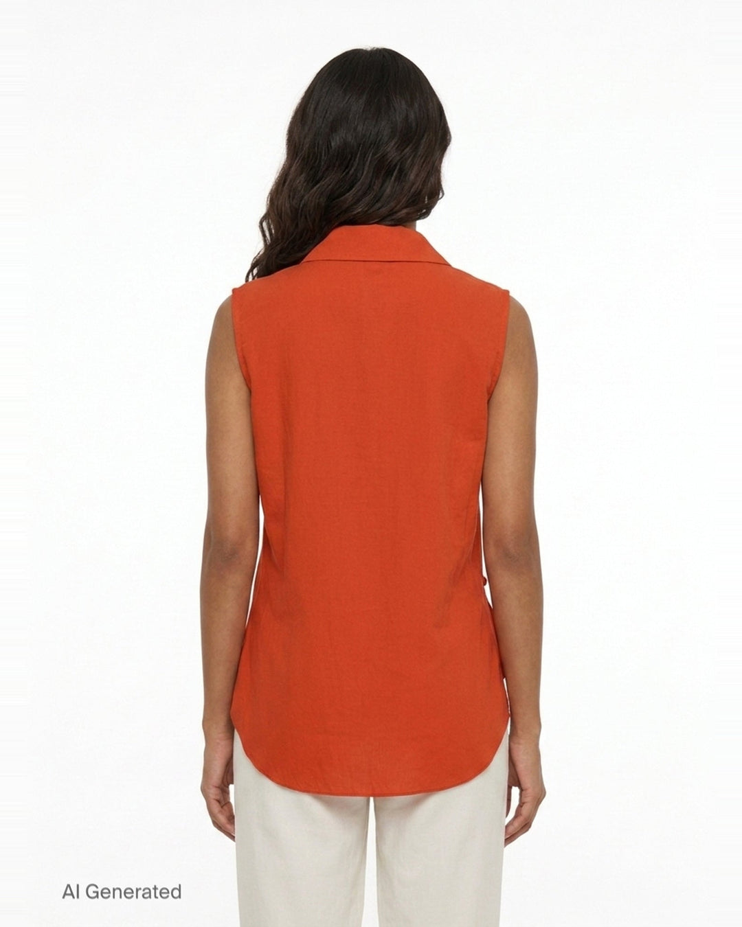 Wrap Knot Sleeveless Shirt | Y's | Club21 - back