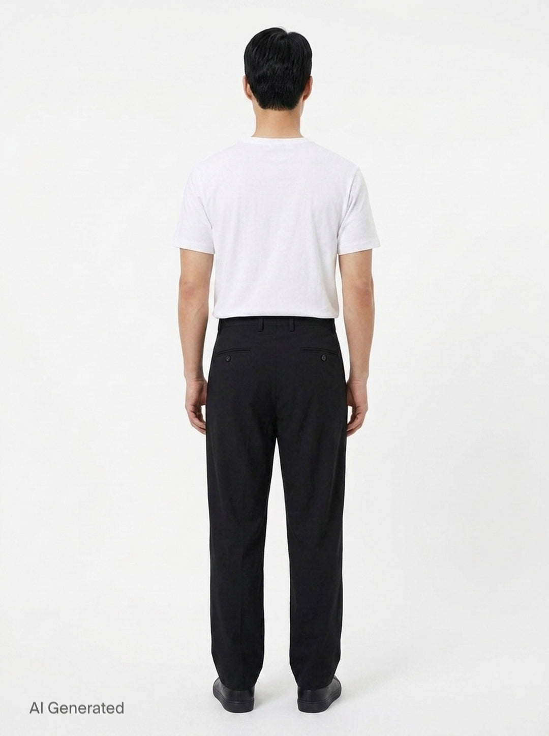 2 Tuck Slim Pants | Yohji Yamamoto | Club21 - back