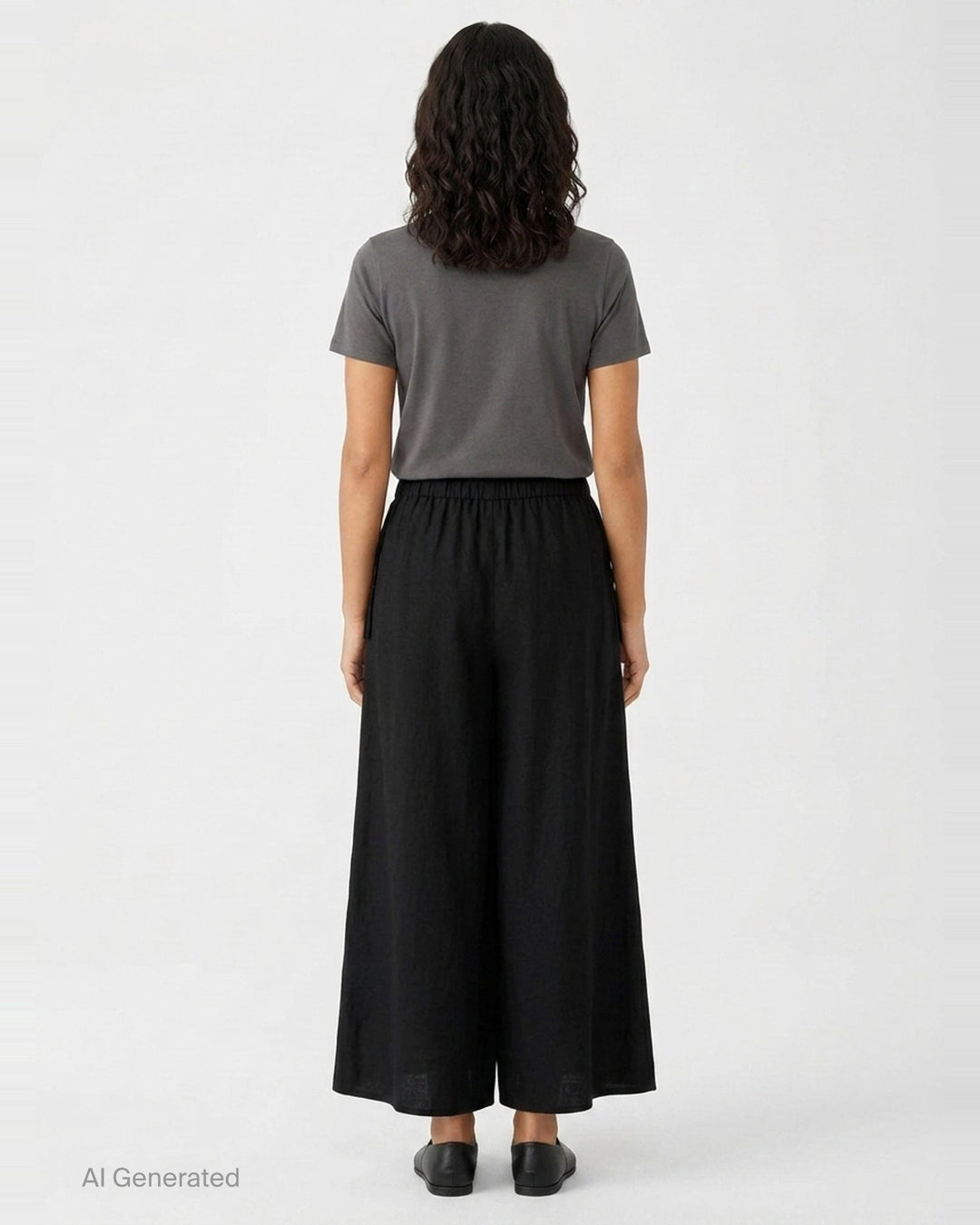 Gathered Skirt Pants | Yohji Yamamoto | Club21 - back