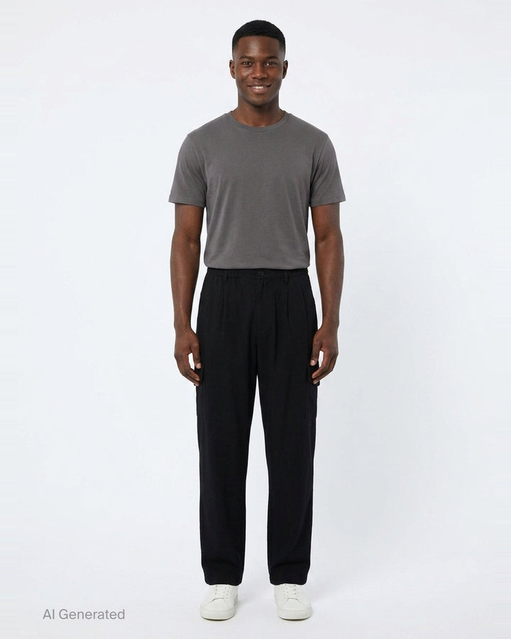 Gusset Cargo Pants | Yohji Yamamoto | Club21 - front